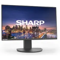 Sharp Businessmonitor MultiSync EA242F, 23,8″, 1920 x 1000, HDMI/DisplayPort/USB, dreh-/schwenk-/neigbar, höhenverstellbar, schwarz