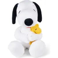 Snoopy Plüsch Stofftier Peanuts Snoopy sitzend mit Woodstock 25cm 109371700