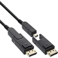 InLine 17210O, 10 m, Mini DisplayPort / DisplayPort, Mini DisplayPort / DisplayPort, Stecker, Stecker, 7680 x 4320 Pixel