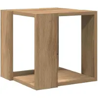 vidaXL Couchtisch Artisan-Eiche 32 x 32 x 30 cm Holzwerkstoff