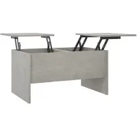 vidaXL Couchtisch Betongrau 80x50x42,5 cm Holzwerkstoff