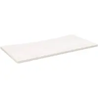 vidaXL Schreibtischplatte Weiß 100x50x2,5 cm Massivholz Kiefer