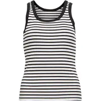 Object Klassisches Geripptes Tanktop