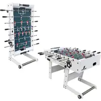 Cougar Scorpion Kick Tischkicker | Kickertisch in Weiß klappbar | Fußballtisch inkl. 2 Bälle & Punktezähler | Indoor Tischfußball für Kinder & Erwachsene | Maße 122x61x80 cm
