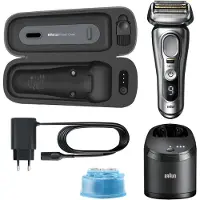 Braun Series 9 Pro 81747654, Folienschaber, Silber, LED, Akku, Lithium-Ion (Li-Ion), Integrierte Batterie