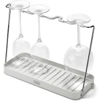 Joseph Joseph Spül-Organizer DrySmart Wine Glass Drying Rack Light Stone