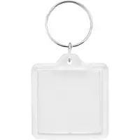 Combicraft Plexiglas Schlüsselanhänger Quadrat klein, 40x40mm - 50 Stück
