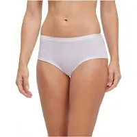 Falke Damen Hipster Daily Climate Control, S, Weiß, Uni, Baumwolle