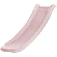Axi Sky120 Rutsche Pastellrosa - 118 cm | Anbau Element für Kinder Spielturm / Spielhaus / Stelzenhaus | Anbaurutsche für Podesthöhe 60 cm