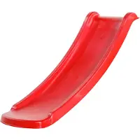 Axi Sky120 Rutsche Rot - 118 cm | Anbau Element für Kinder Spielturm / Spielhaus / Stelzenhaus | Anbaurutsche für Podesthöhe 60 cm
