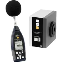 Pce Instruments -432-SC 09 Tragbarer Profi Schallkalibrator Klasse 1 inkl. Schallpegelmessgerät mit GPS Klasse 1