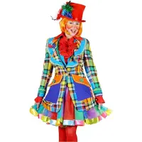 Coppens Clownsjacke für Frauen - Kostüm für Fasching und Halloween