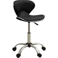 vidaXL Bürostuhl Schwarz Kunstleder