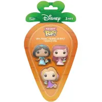 Funko POP! FK76444 - Disney Pocket POP! Vinyl Figuren 3er-Pack Disney Princess RAJ 4 cm