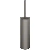 Delabie WC-Bürstengarn. W.-Mont. mit Abd. Edst. anthrazit-metallic