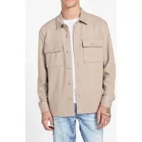 Guess Marciano GUESS Ls Daniel Luxe Overs English Brown Heathe Größe: S | Longsleeves Outlet | Herren | Braun