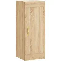 vidaXL Wandschrank Sonoma-Eiche 34,5x34x90 cm Holzwerkstoff