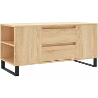 vidaXL Couchtisch Sonoma-Eiche 102x44,5x50 cm Holzwerkstoff