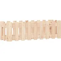 vidaXL Hochbeet Lattenzaun-Design 100x30x30 cm Massivholz Kiefer
