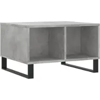 vidaXL Couchtisch Betongrau 60x50x36,5 cm Holzwerkstoff