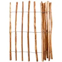 vidaXL Staketenzaun Haselnuss 120x250 cm