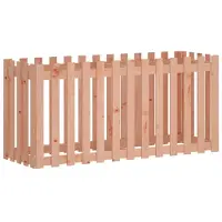 vidaXL Hochbeet Lattenzaun-Design 150x50x70 cm Massivholz Douglasie