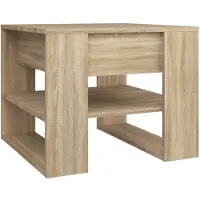 vidaXL Couchtisch Sonoma-Eiche 55,5x55x45 cm Holzwerkstoff