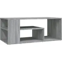 vidaXL Couchtisch Grau Sonoma 100x50x40 cm Holzwerkstoff