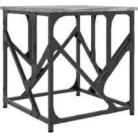 vidaXL Couchtisch Grau Sonoma 45x45x47,5 cm Holzwerkstoff