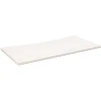 vidaXL Schreibtischplatte Weiß 110x60x2,5 cm Massivholz Kiefer