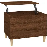 vidaXL Couchtisch Braun Eichen-Optik 60x44,5x45 cm Holzwerkstoff