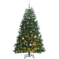 vidaXL Lumi (mit 300 LEDs und weissen/grauen Bällen)
