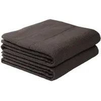 Schiesser Duschtuchset Turin - 2-teilig - 70 x 140 cm - Dunkelgrau