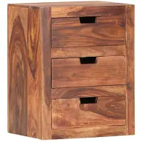 vidaXL Nachttisch 40x30x50 cm Massivholz Mango