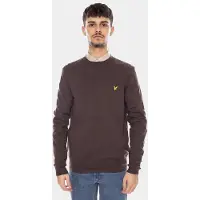 Lyle & Scott Pullover Herren Cotton Merino Crew Neck Espresso-L