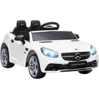 AIYAPLAY 12 V Kinder Elektroauto, Kinderfahrzeug mit Ferbedienung, Kinderauto, Weiß