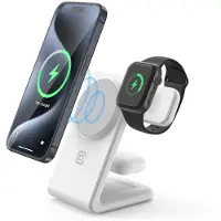 Crong CRG-MSPS-WHT, Drinnen, USB, Kabelloses Aufladen, Weiß