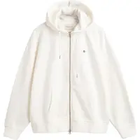 Gant Kapuzensweatjacke "SHIELD ZIP HOODIE" Grafische -Stickerei auf der Brust