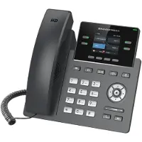 Grandstream Networks GRP2612, IP-Telefon, Schwarz, Kabelgebundenes Mobilteil, Im Band, Außerhalb des Bandes, SIP-Info, Supervisor, Benutzer, 2 Zeilen