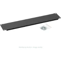 Triton 19" blanking panel 4U black, Schwarz