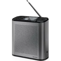 Sharp Osaka, Tragbar, Digital, DAB+, FM, 3 W, LCD, Grau