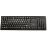 MediaRange MROS111, Volle Größe (100%), Kabellos, RF Wireless, Membran Key Switch, QWERTZ, Schwarz