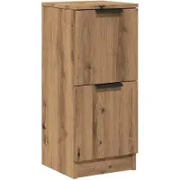 vidaXL Sideboard Artisan-Eiche 30x30x70 cm Holzwerkstoff