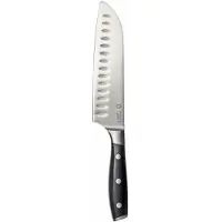 Metro Professional Santoku Messer | 180 mm | Molybdenum Vanadium Stahl | Klingenlänge 18 cm | Profi Chefmesser | Küchenmesser | Fleischmesser | Messer