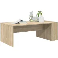 vidaXL Couchtisch Sonoma-Eiche 95 x 50 x 34 cm Holzwerkstoff