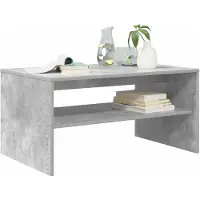 vidaXL Couchtisch Betongrau 80 x 50 x 40 cm Holzwerkstoff