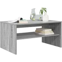 vidaXL Couchtisch Sonoma-Grau 80 x 50 x 40 cm Holzwerkstoff