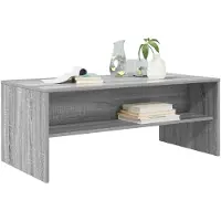 vidaXL Couchtisch Sonoma-Grau 100 x 50 x 40 cm Holzwerkstoff