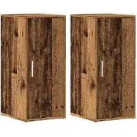 vidaXL Ollinar (2x Schuhschrank mit Tür)