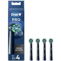 Oral-B Pro Cross Action Schwarz (4 Stück)